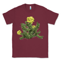 Burgundy whipple cholla cactus Classic Tee - LillyAllenDesigns