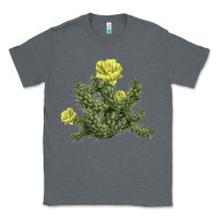 Charcoal Heather whipple cholla cactus Classic Tee - LillyAllenDesigns
