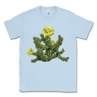 Dusty Blue whipple cholla cactus Classic Tee - LillyAllenDesigns