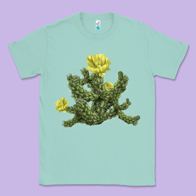 Whipple Cholla Cactus Classic Tee Designed By Lillyallendesigns
