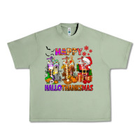 Oil Green happy hallothanksmas coffee cups Urban Heavy Tee - texasbilliewilder