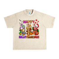 Sandshell happy hallothanksmas coffee cups Urban Heavy Tee - texasbilliewilder