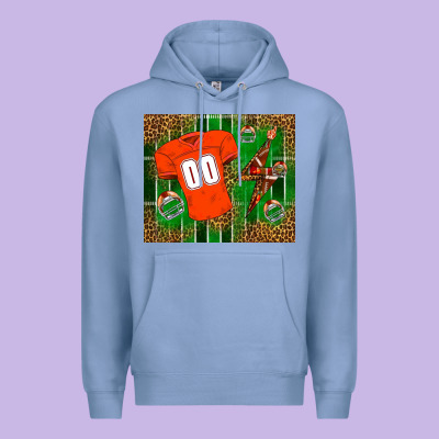 American Football Uniform Mouse Pad Premium Hoodie Designed By Bundleandbundleshop