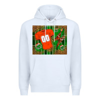 White american football uniform mouse pad Premium Hoodie - BundleAndBundleShop