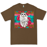 Cacao Western Ragdoll Cat Premium Tee - LillyAllenDesigns