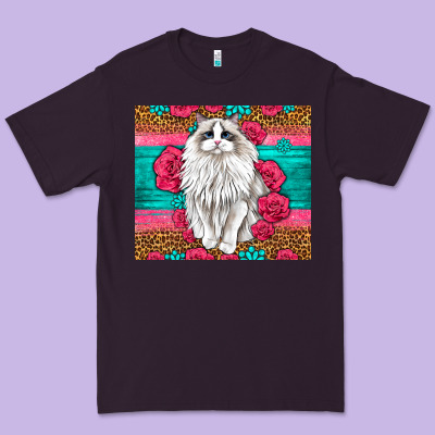 Western Ragdoll Cat Premium Tee Designed By Lillyallendesigns
