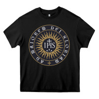 Black ignatius of loyola society of jesus Heavy Core Tee - tuanDangUi