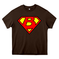 Chocolate Brown super b Heavy Core Tee - tuanDangUi