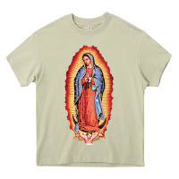 Our Lady Of Guadalupe Virgin Mary Heavy Core Tee | Teevron