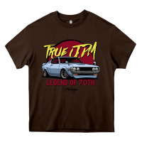 Chocolate Brown true jdm. celica 70 77 (blue gray) Heavy Core Tee - tuanDangUi