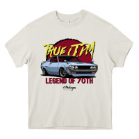 Cream true jdm. celica 70 77 (blue gray) Heavy Core Tee - tuanDangUi