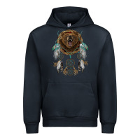 Navy bear  native dreamcatcher Urban Hoodie - BarkalooDesign