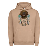 Pigment Burro bear  native dreamcatcher Urban Hoodie - BarkalooDesign