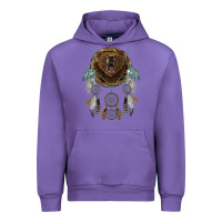 Tulip bear  native dreamcatcher Urban Hoodie - BarkalooDesign