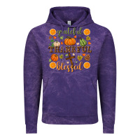 Cloud Purple Grateful thankful blessed Vintage Hoodie - NancyCooperArtShop