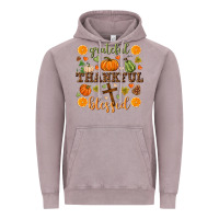 Vintage Zinc Grateful thankful blessed Vintage Hoodie - NancyCooperArtShop