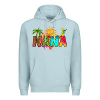 Blue Mist summer nana Premium Hoodie - RanaPortraitStore