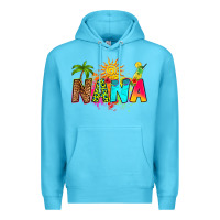 Ocean Blue summer nana Premium Hoodie - RanaPortraitStore