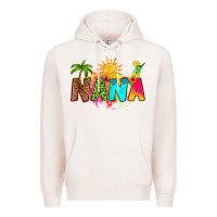 Pale Pink summer nana Premium Hoodie - RanaPortraitStore