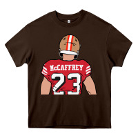 Chocolate Brown christian mccaffrey back to Heavy Core Tee - tuanDangUi