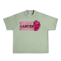 Oil Green Breast Cancer Survivor Urban Heavy Tee - texasbilliewilder