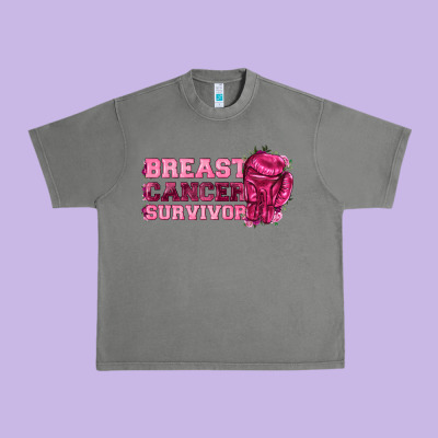 Breast Cancer Survivor Urban Heavy Tee Designed By Texasbilliewilder