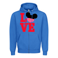 True Royal Minnie Mouse Zipper Hoodie - CowhideDigitalArt