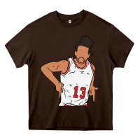 Chocolate Brown joakim noah holster celebration Heavy Core Tee - tuanDangUi