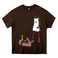Chocolate Brown sekou doumbouya over tristan thompson Heavy Core Tee - tuanDangUi