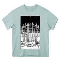 Arona ten of swords   x of swords   tarot card   major arcana   fortune tell Heavy Core Tee - tuanDangUi