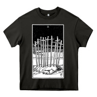 Asphalt ten of swords   x of swords   tarot card   major arcana   fortune tell Heavy Core Tee - tuanDangUi
