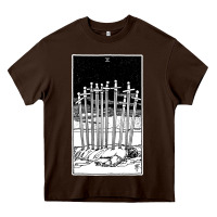 Ten Of Swords   X Of Swords   Tarot Card   Major Arcana   Fortune Tell Heavy Core Tee | Teevron