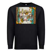 Black Western Blessed Mom Baby Calf Premium Sweatshirt - LillyAllenDesigns