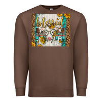 Chestnut Western Blessed Mom Baby Calf Premium Sweatshirt - LillyAllenDesigns