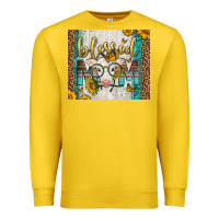 Lemon Western Blessed Mom Baby Calf Premium Sweatshirt - LillyAllenDesigns