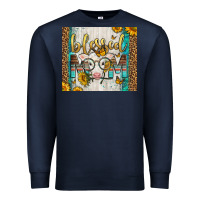 Navy Western Blessed Mom Baby Calf Premium Sweatshirt - LillyAllenDesigns