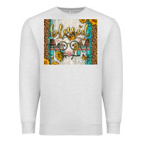 Oatmeal Heather Western Blessed Mom Baby Calf Premium Sweatshirt - LillyAllenDesigns