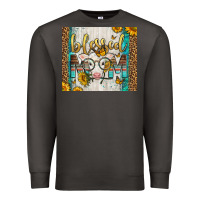 Smoke Western Blessed Mom Baby Calf Premium Sweatshirt - LillyAllenDesigns