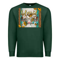 Sports Green Western Blessed Mom Baby Calf Premium Sweatshirt - LillyAllenDesigns
