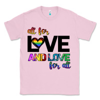 Bubblegum Pink All For Love And Love For All Classic Tee - Bettercallsaul