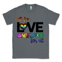 Charcoal Heather All For Love And Love For All Classic Tee - Bettercallsaul