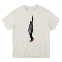 Cream kyrie irving pointing up Heavy Core Tee - tuanDangUi