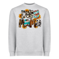 Heather Grey Dog Mama Mother's Day Heavyweight Sweatshirt - FaDigitalArtStudio
