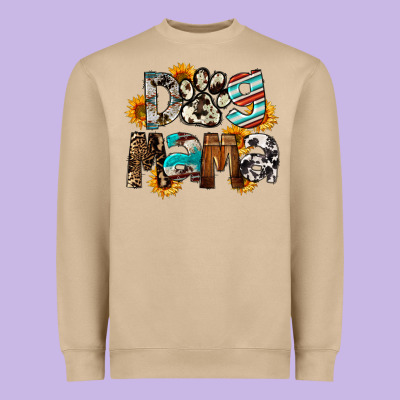 Dog Mama Mother's Day Heavyweight Sweatshirt Designed By Fadigitalartstudio