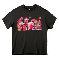 Asphalt pink gingerbread coffee Heavy Core Tee - MaliasSmallBusiness