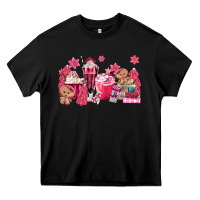 Black pink gingerbread coffee Heavy Core Tee - MaliasSmallBusiness