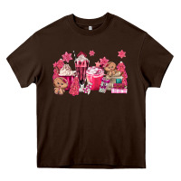 Pink Gingerbread Coffee Heavy Core Tee | Teevron