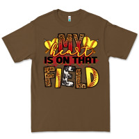 Cacao softball my heart is on that field Premium Tee - RanaPortraitStore