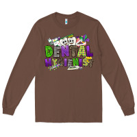 Chestnut dental hygienest mardi gras Long Sleeve Tee - CowGirlArtShop