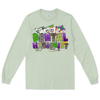 Matcha dental hygienest mardi gras Long Sleeve Tee - CowGirlArtShop